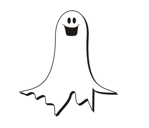 Printable Ghost Stencil Free Picture