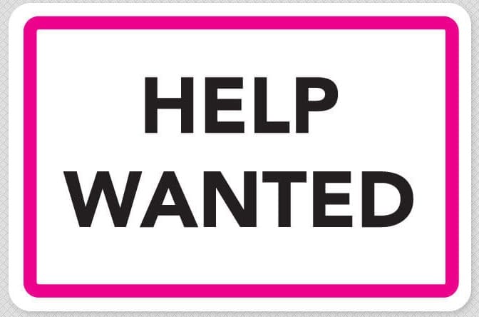 Printable Help Wanted Sign For Free