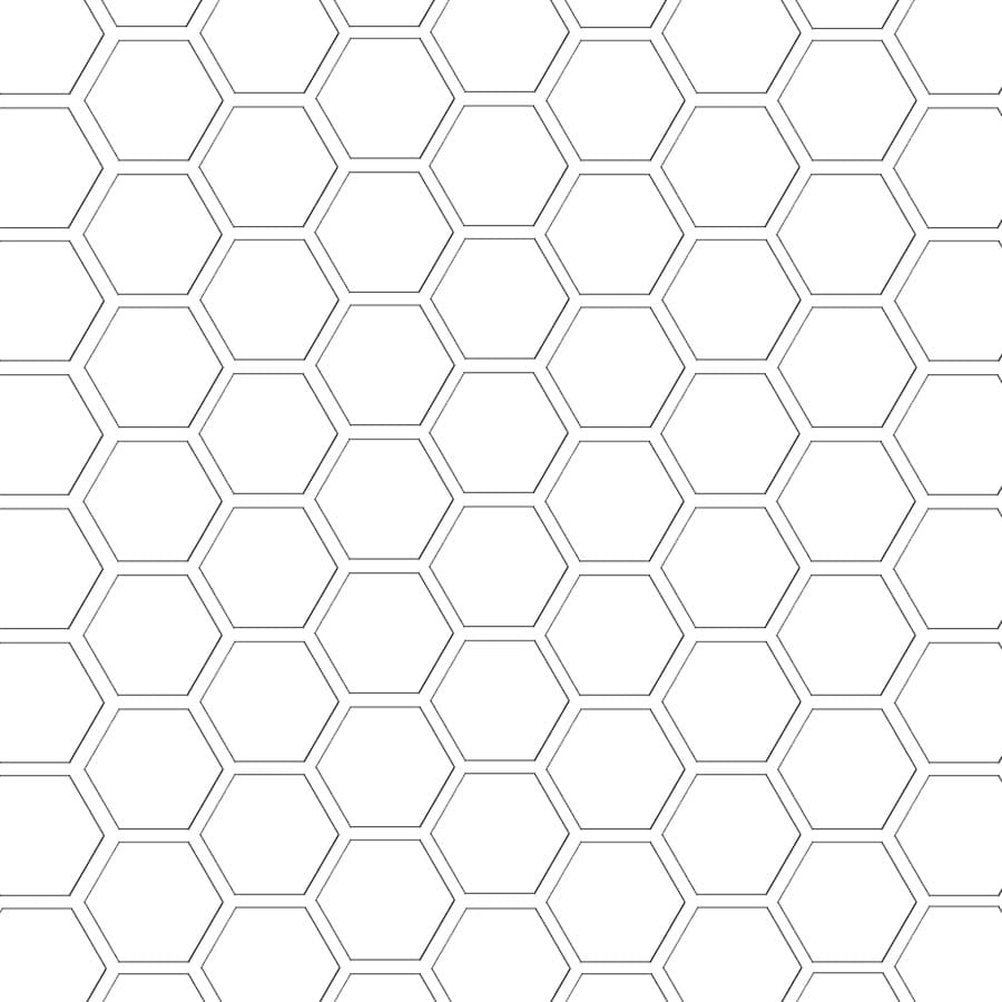 Printable Hexagon Graph Paper Image