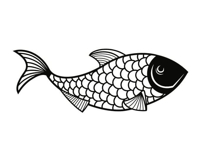 Printable Image of Fish Stencil