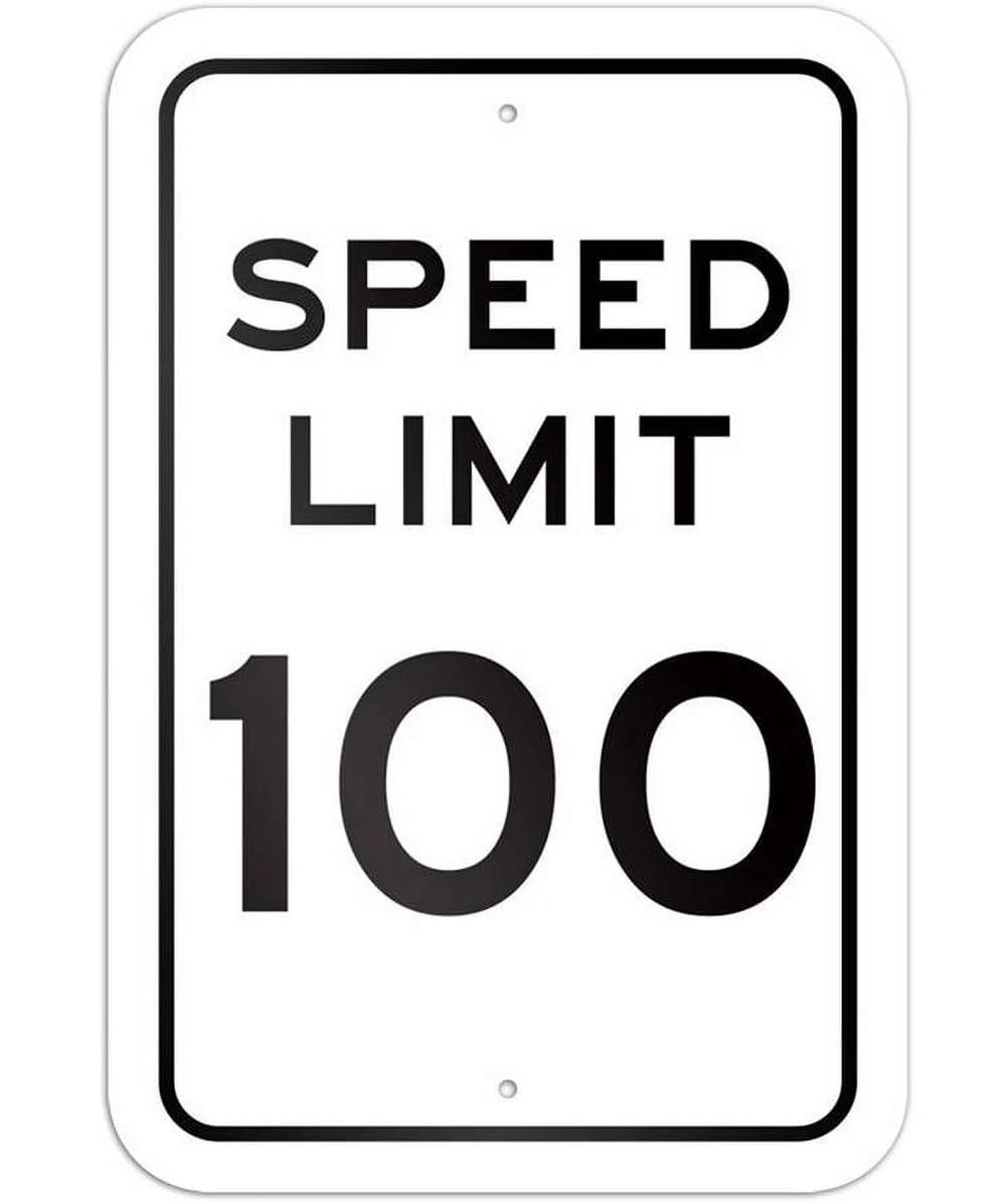 Printable Image of Speed Limit Sign Free