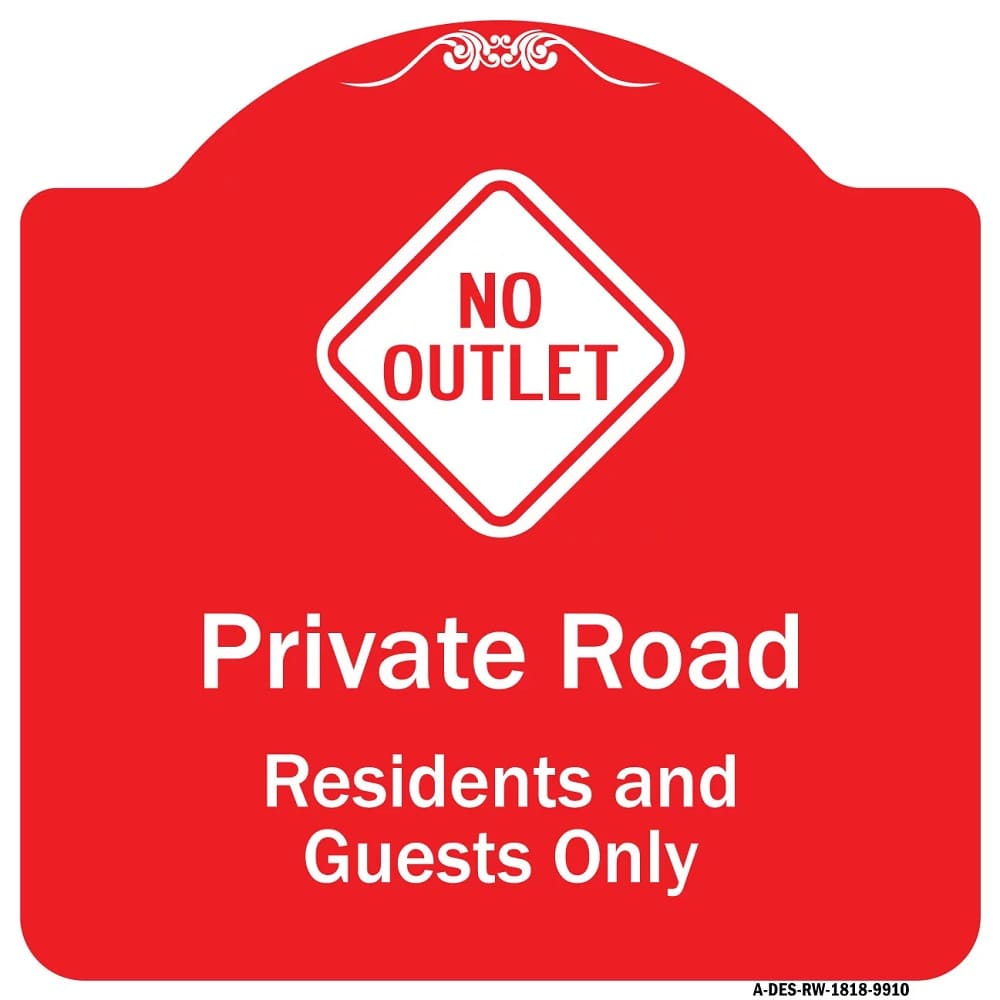 Printable No Outlet Sign Pictures