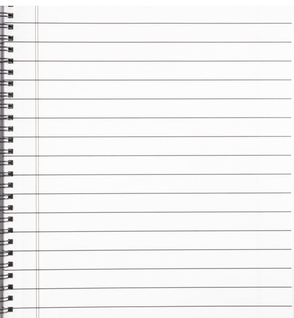 Printable Notebook Paper Basic