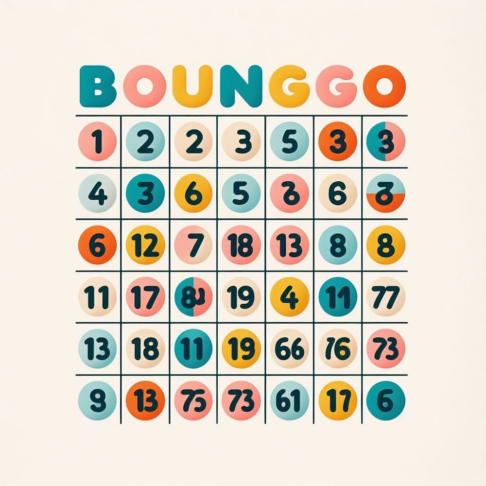 Printable Number Bingo Picture