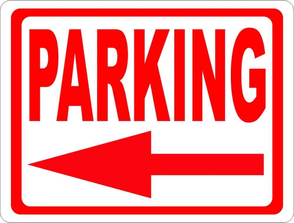Printable Parking Sign Basic