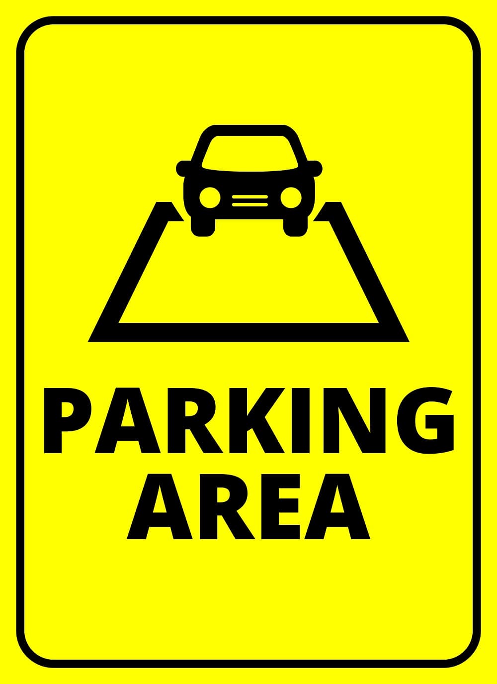 Printable Parking Sign Image