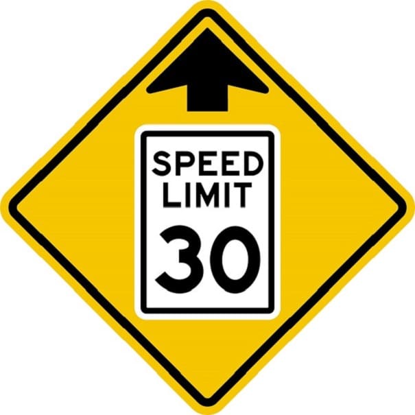 Printable Perfect Speed Limit Sign