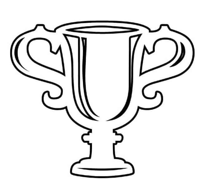 Printable Perfect Trophy Coloring Page