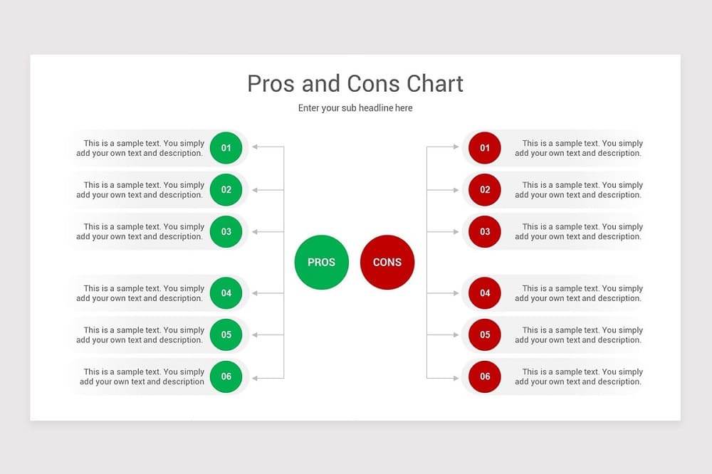 Printable Pros and Cons List Template Images Free