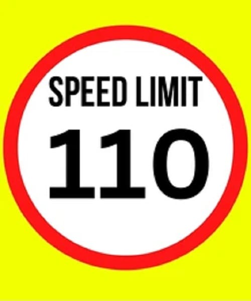 Printable Speed Limit Sign Image