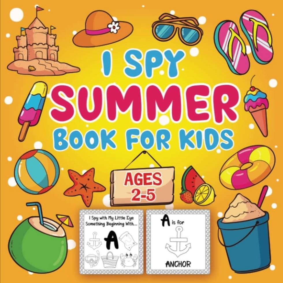 Printable Summer I Spy Book For Kid