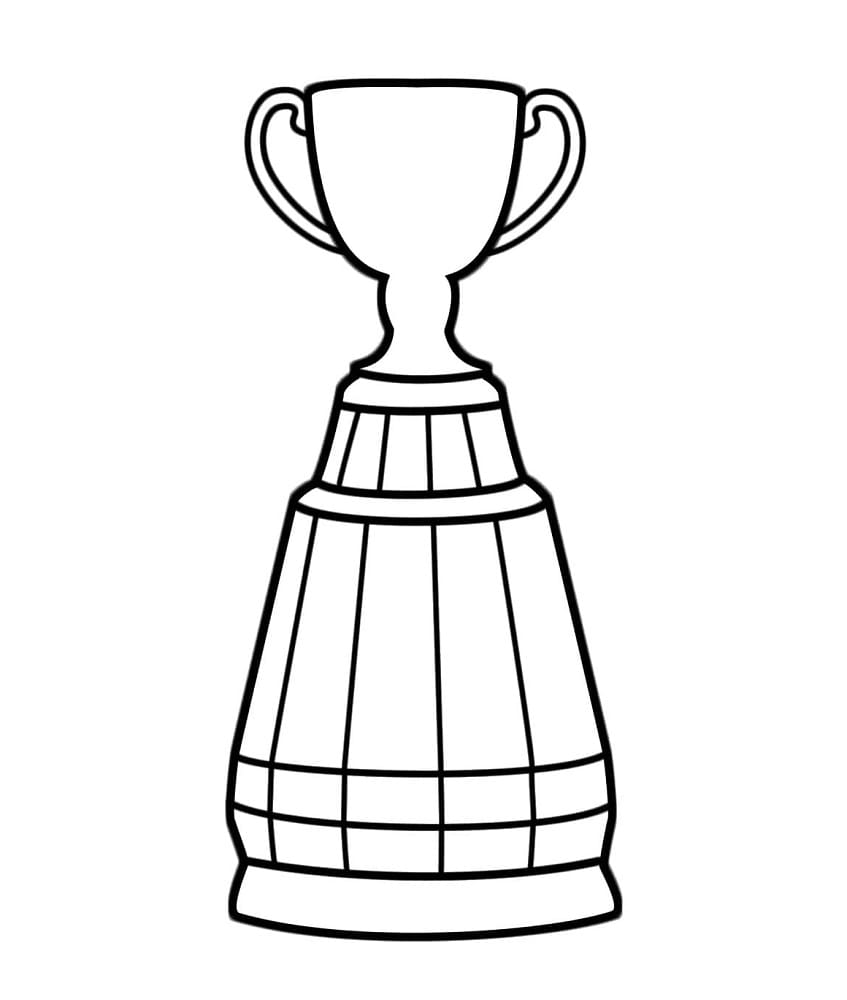 Printable Trophy Cup Coloring Page