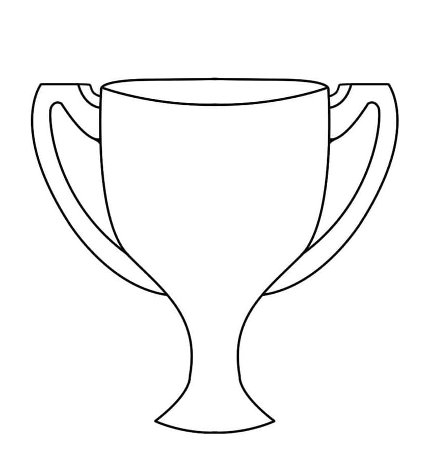 Printable Trophy For Free Coloring Page