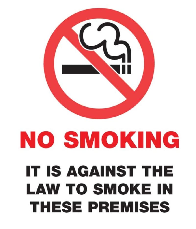 Printable Vintage No Smoking Sign