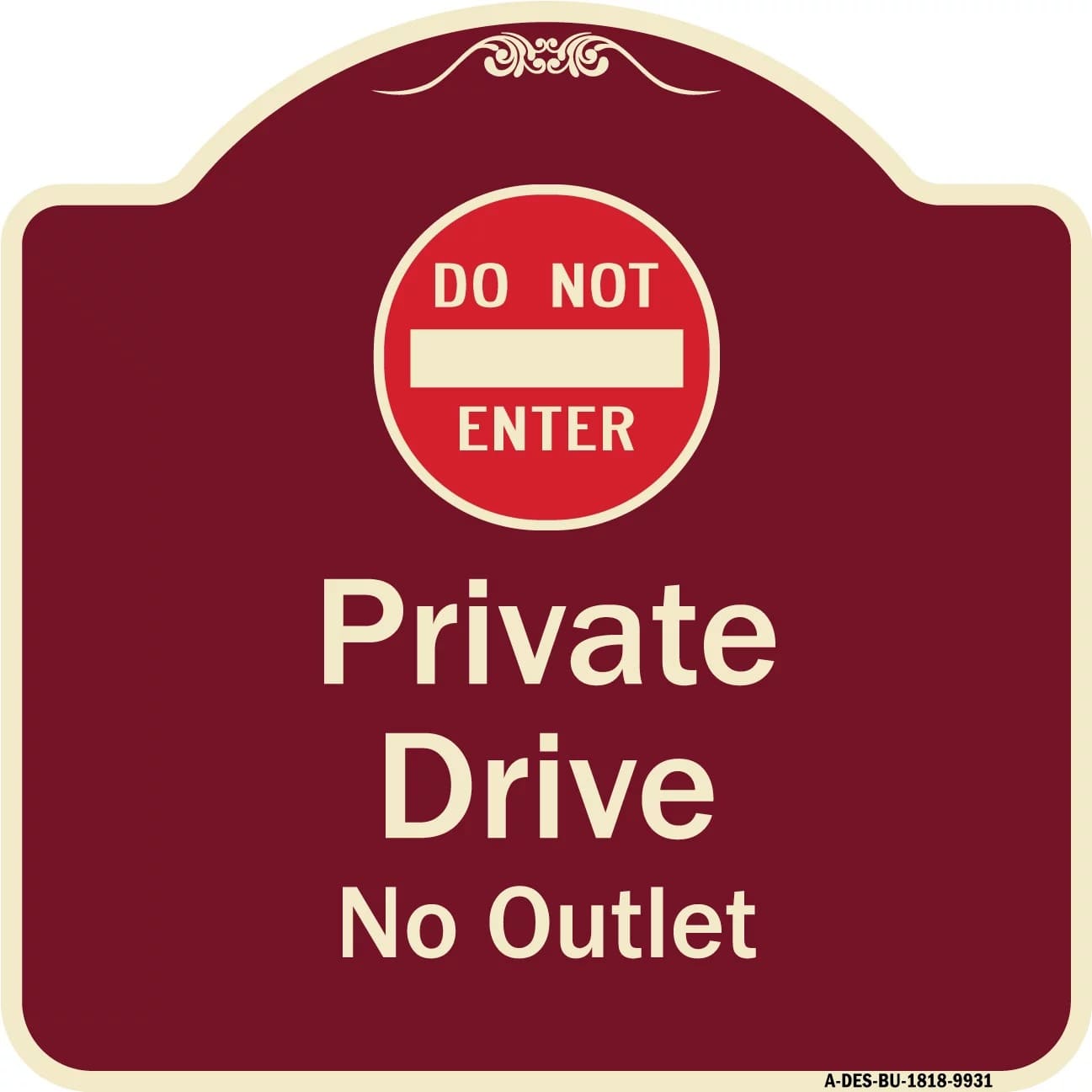 Private Drive No Outlet