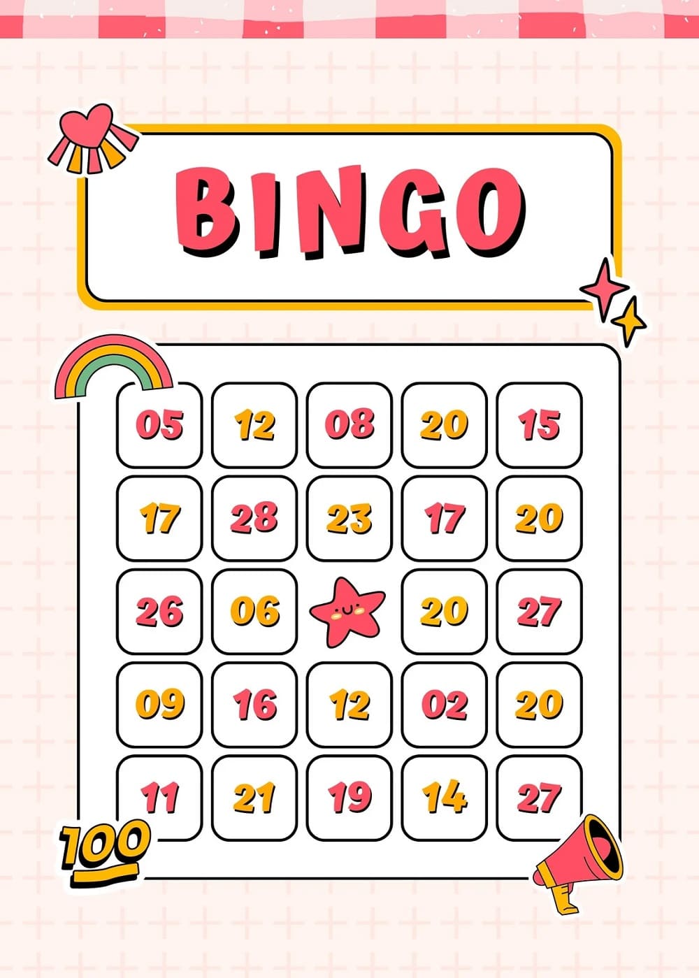 Toddler Number Bingo Printable