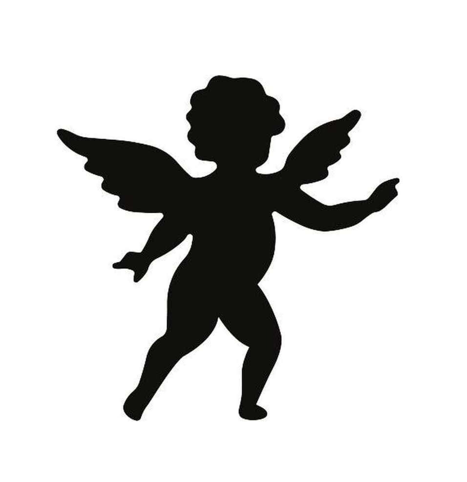 Angel Stencil Free Images