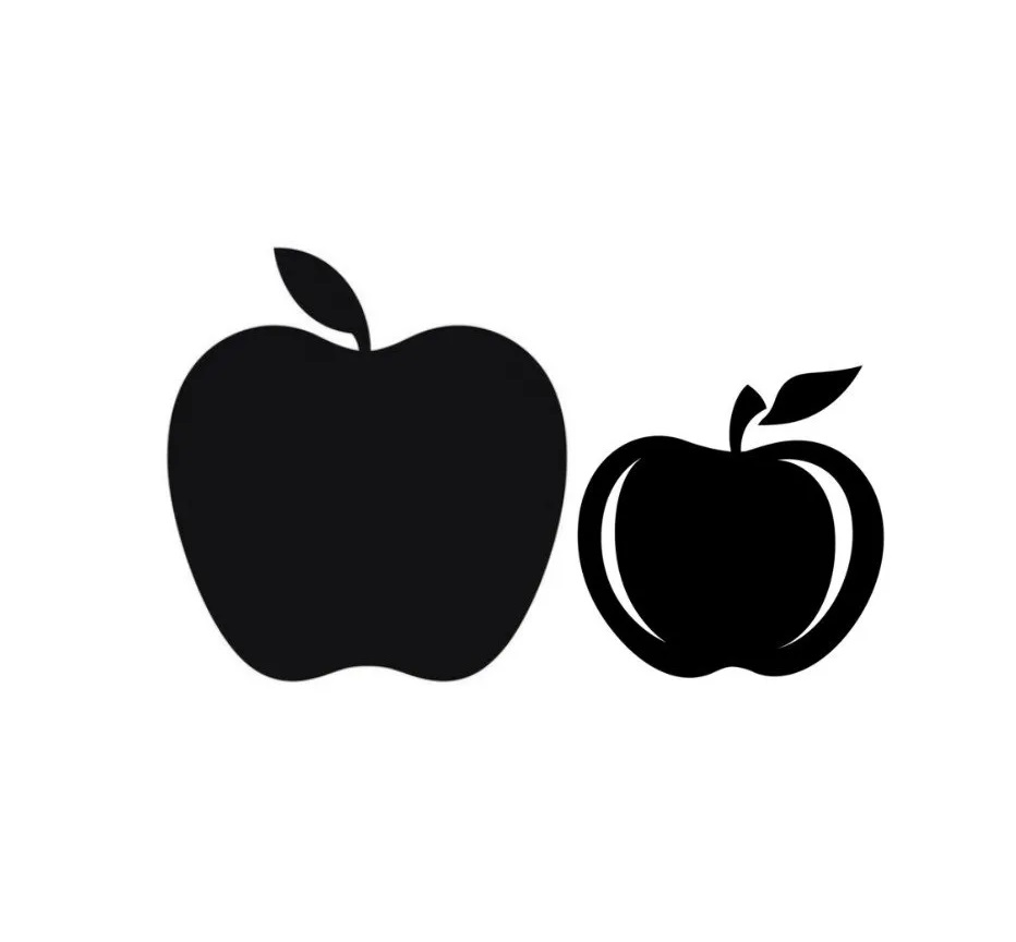 Apple Stencil Free For Kid