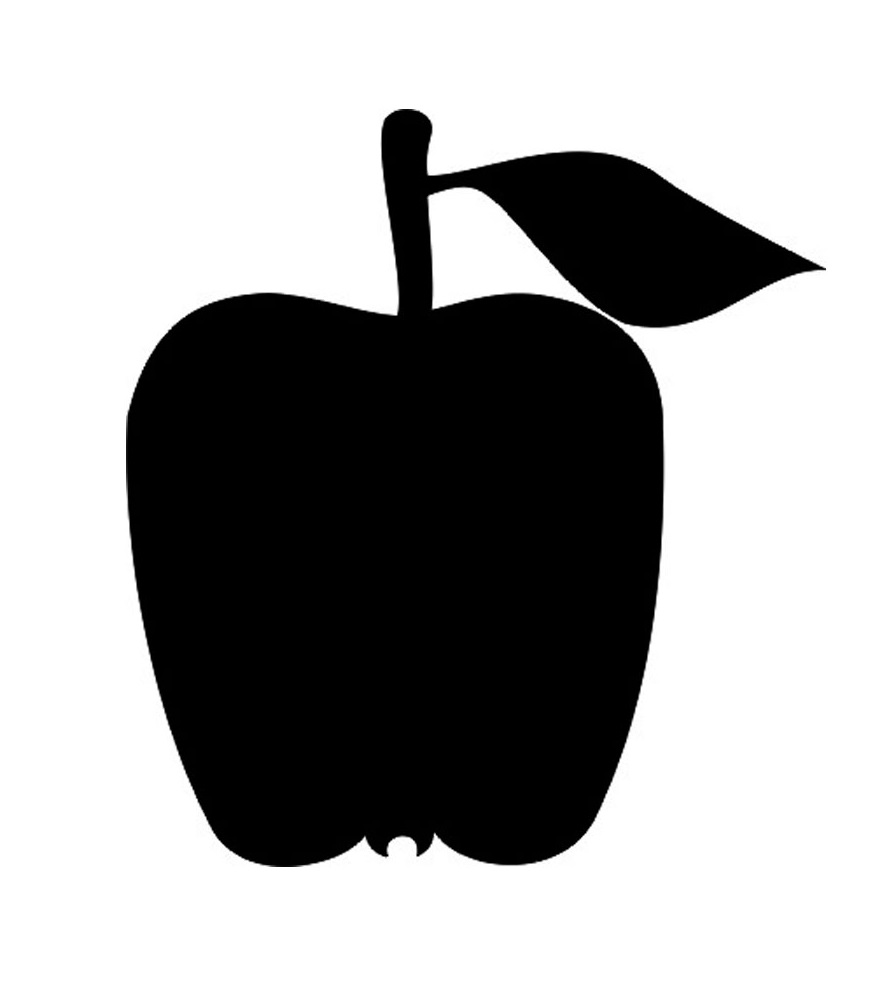 Apple Stencil Photo