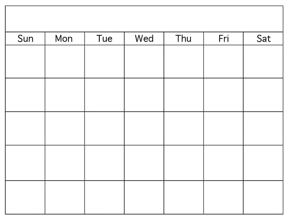 Calendar Basic Template
