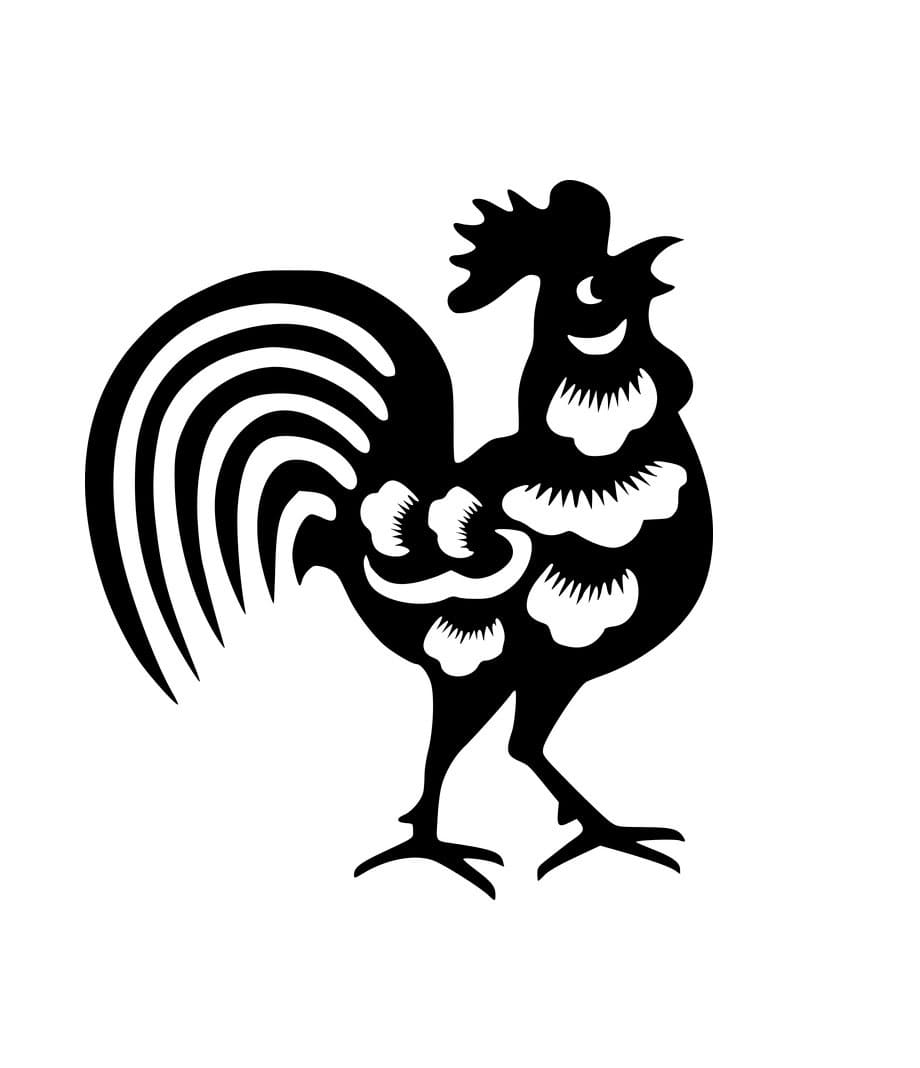 Chicken Stencil Download Free