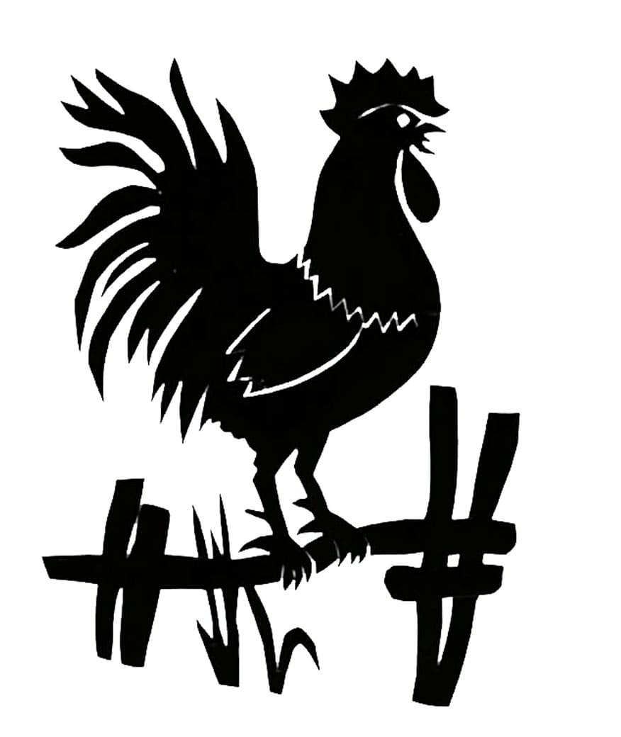 Chicken Stencil Free Download