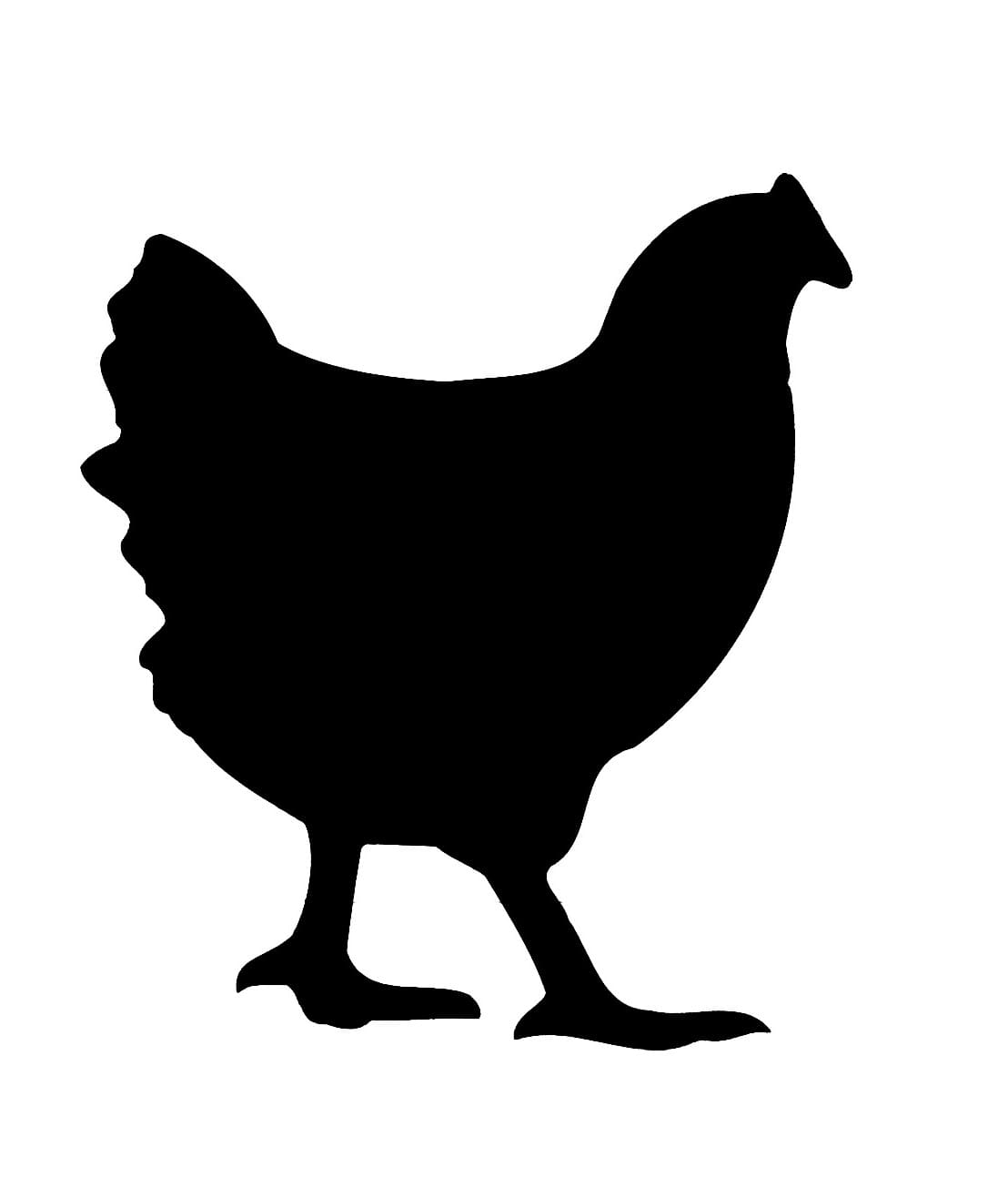 Chicken Stencil Free Photo