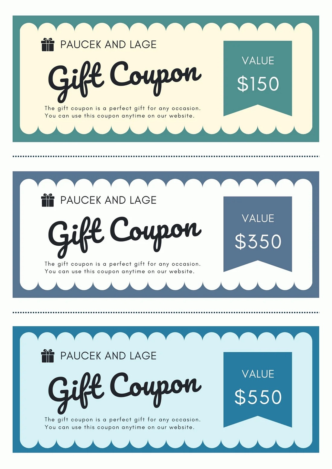 Coupon Template Free Photo