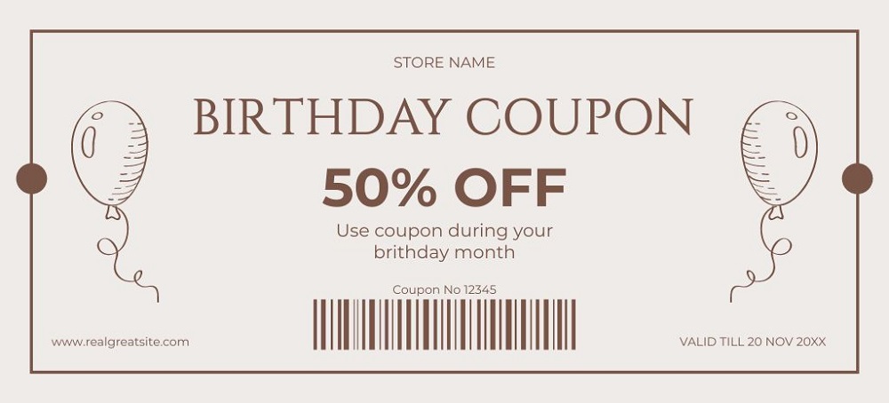 Coupon Template Photo Download
