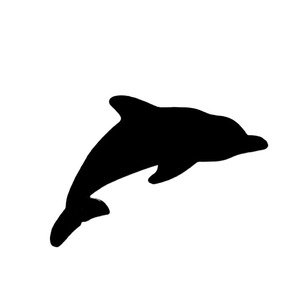 Dolphin stencil Download Free