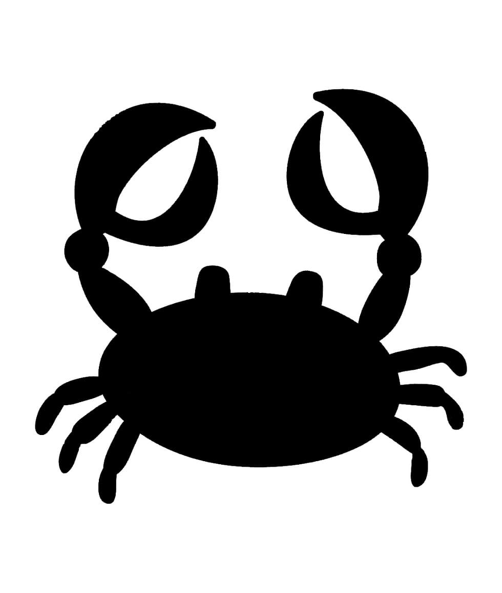 Download Crab Stencil Free