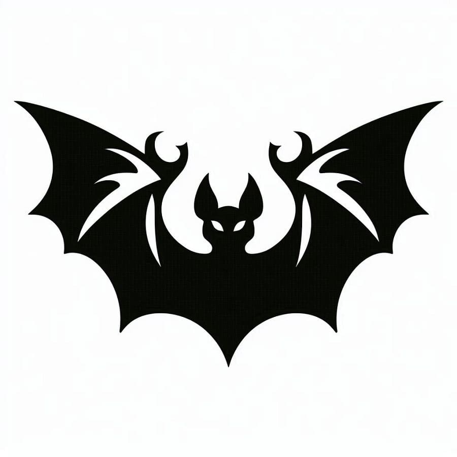 Easy Printable Bat Stencil