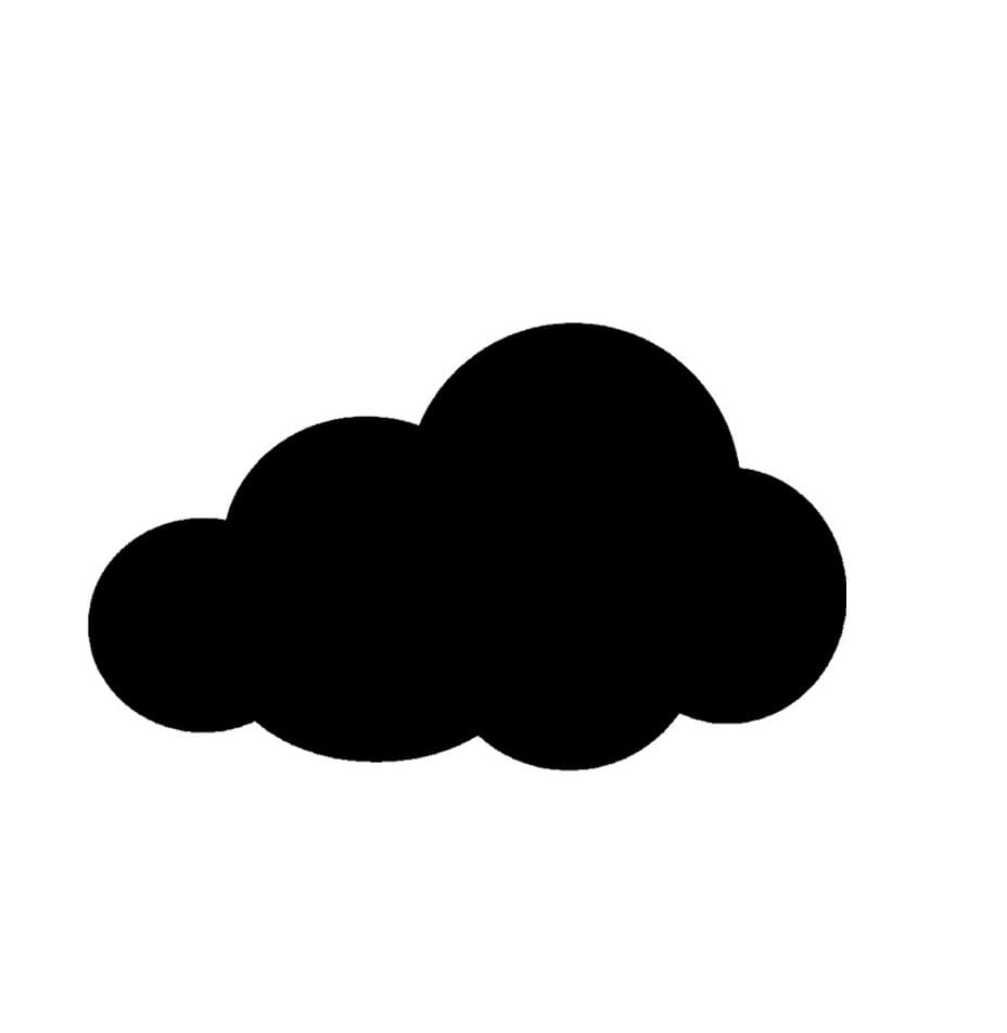 Free Cloud Stencil