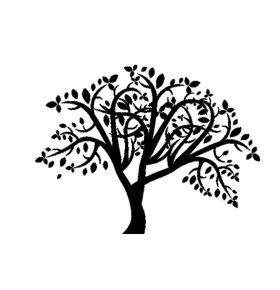 Free Image of Tree Stencil