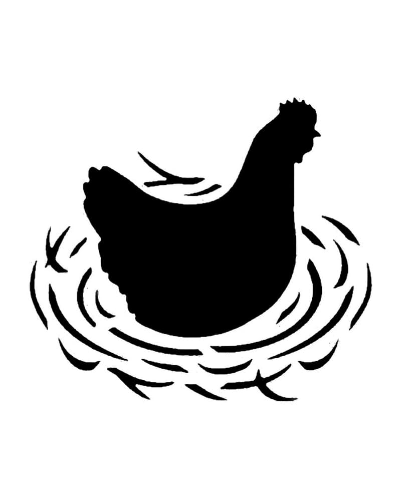 Free Picture of Chicken Stencil