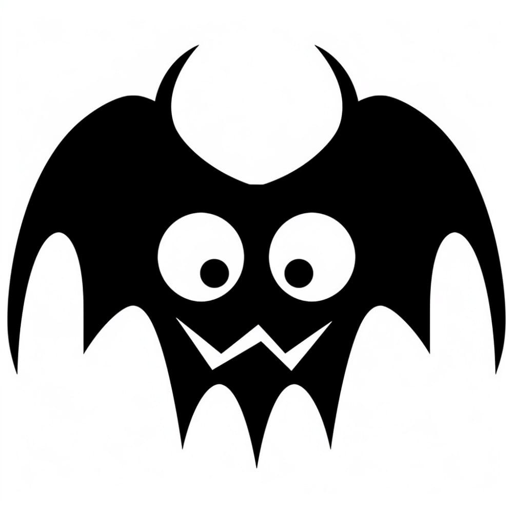 Free Printable Bat Stencil Image