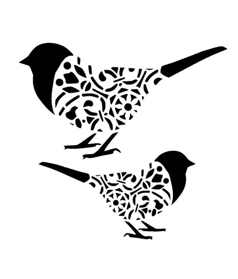 Free Printable Bird Stencil Picture