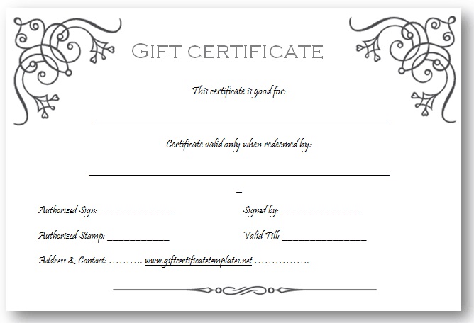 Gift Card Template Photo Download Free