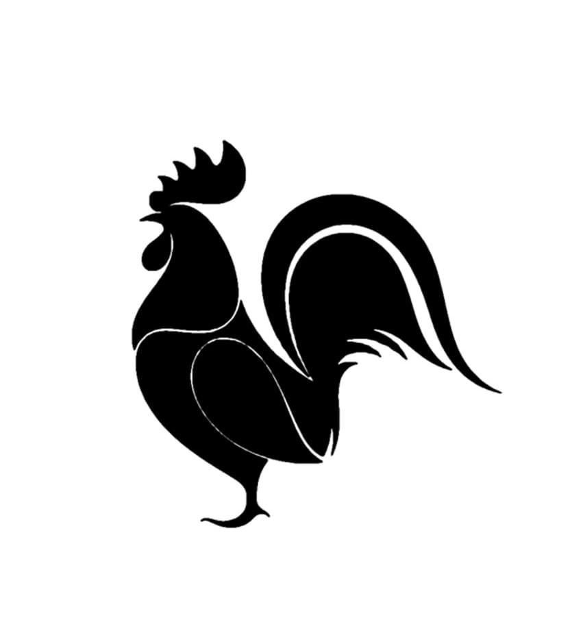Image of Chicken Stencil