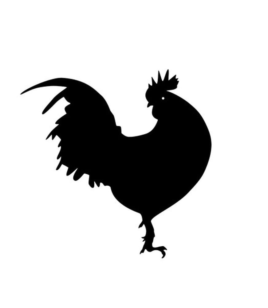 Perfect Chicken Stencil