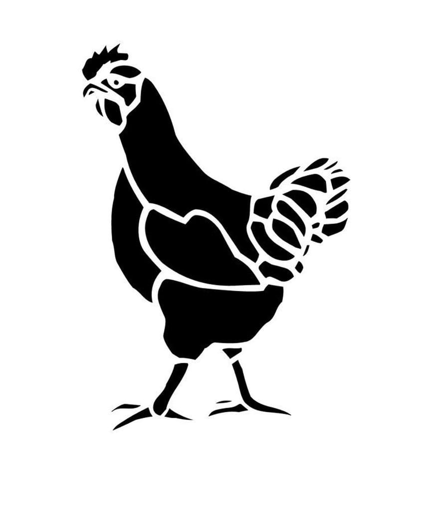 Picture of Chicken Stencil