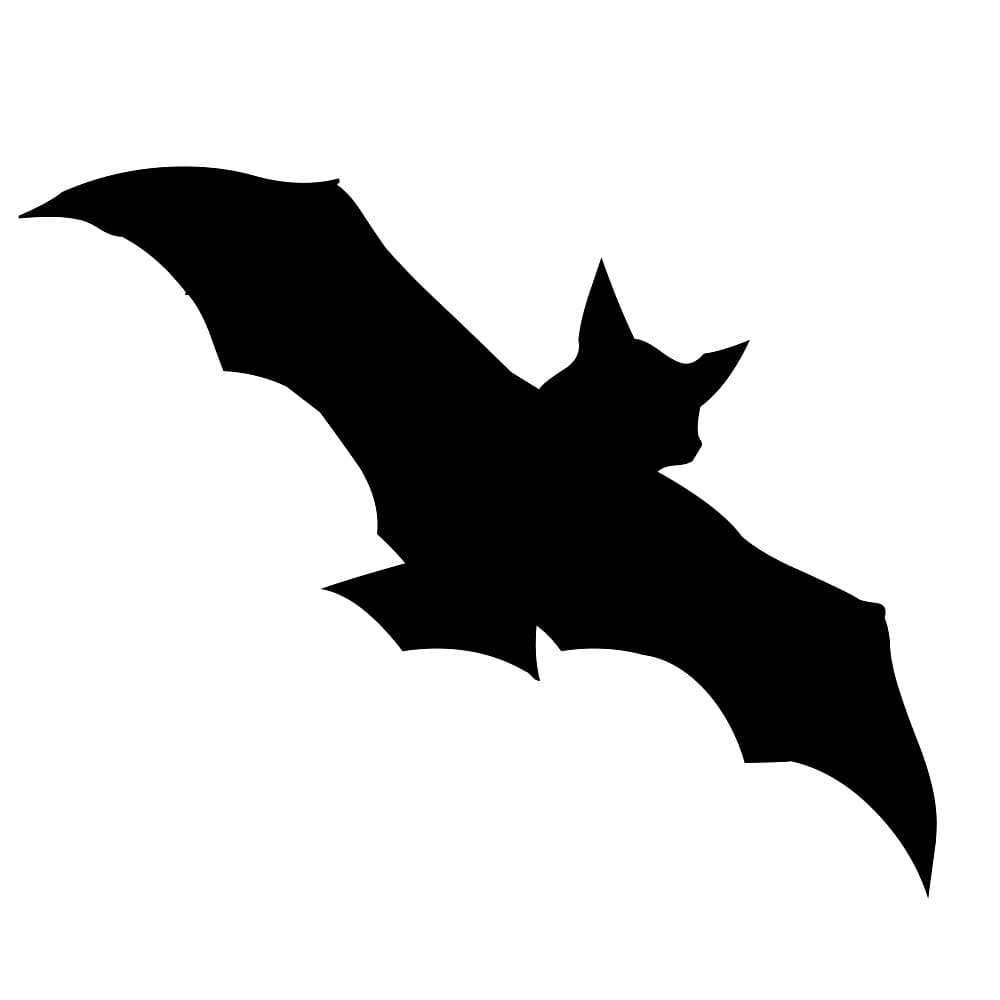 Printable Basic Bat Stencil