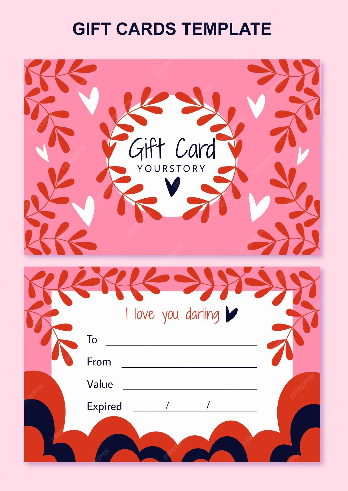 Printable Basic Gift Card Template For Free