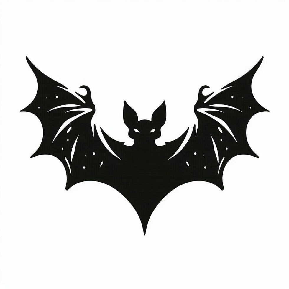 Printable Bat Stencil For Adult