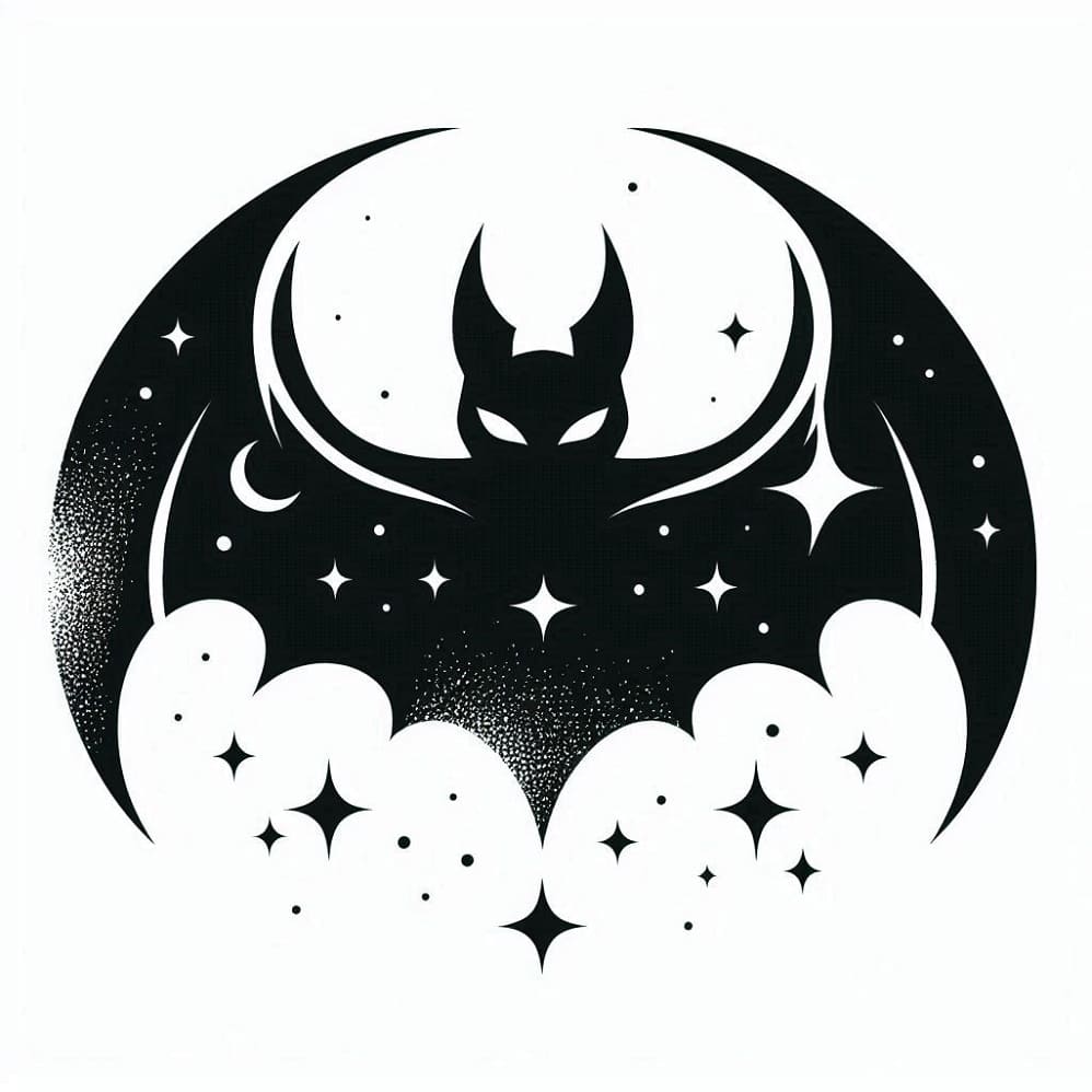 Printable Bat Stencil For Free