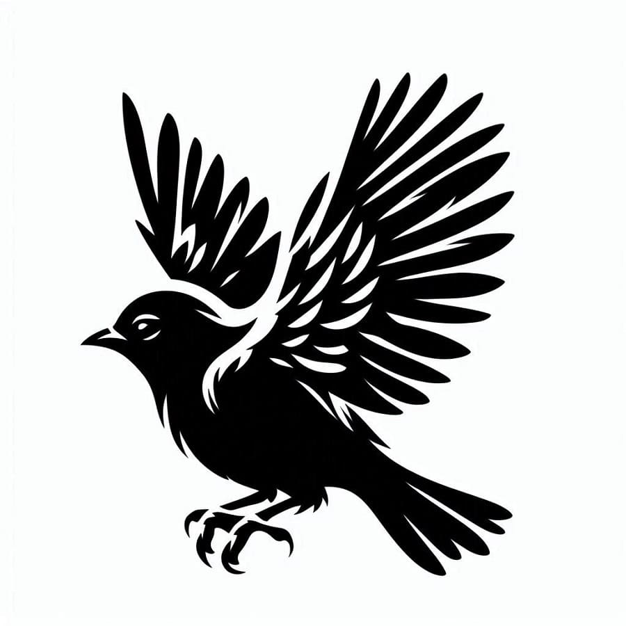 Printable Bird Stencil For Free
