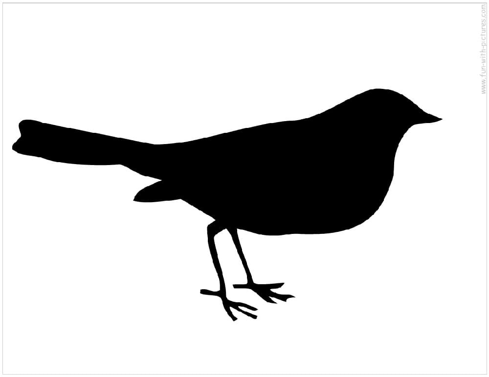 Printable Bird Stencil Free Download