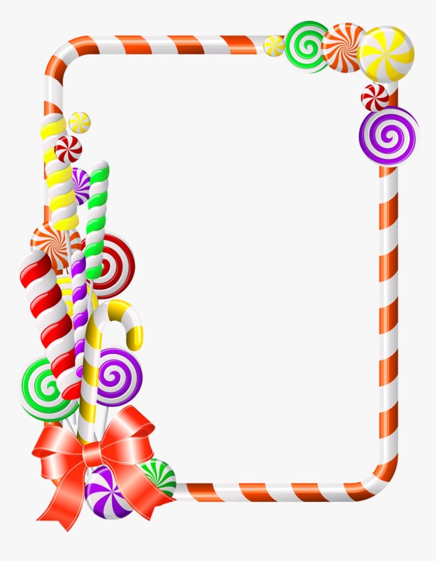 Printable Candy Cane Border Picture