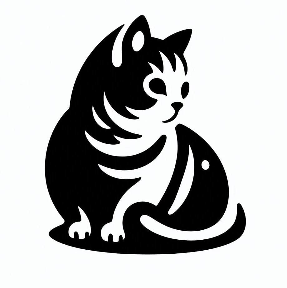 Printable Cat Stencil Download