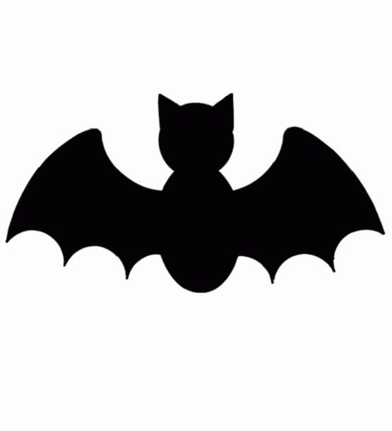 Printable Easy Bat Stencil for Kid